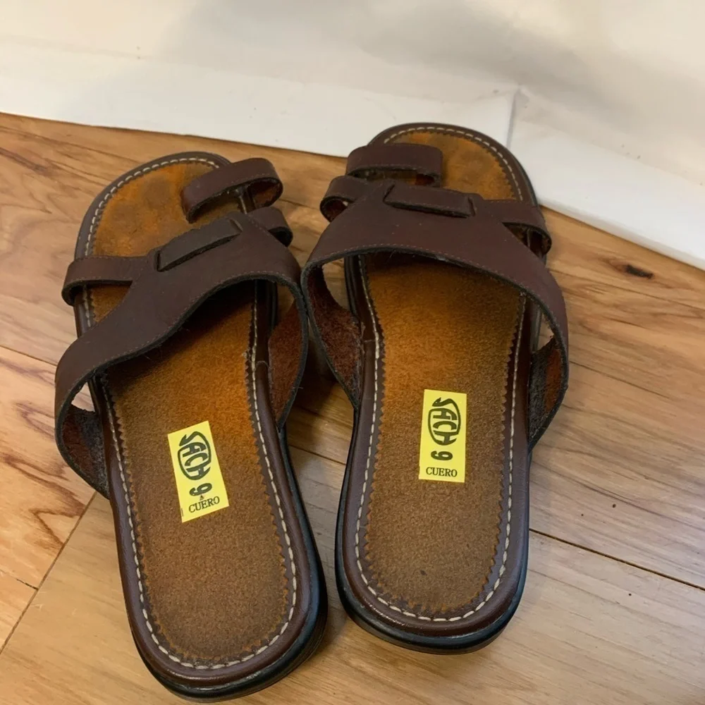 Araceli leather toe sandals 9